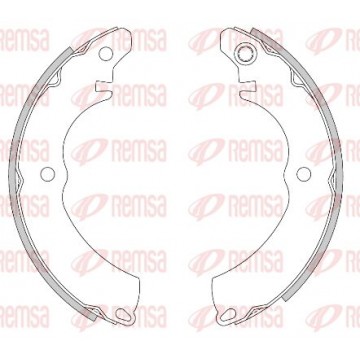 REMSA Bremsbackensatz, 4291.00