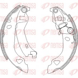 REMSA Bremsbackensatz, 4302.00