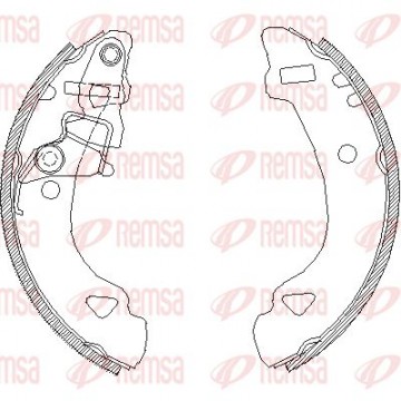 REMSA Bremsbackensatz, 4303.00