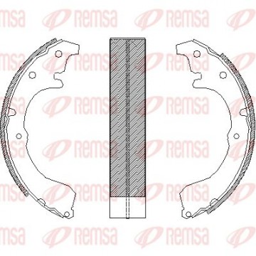 REMSA Bremsbackensatz, 4321.00