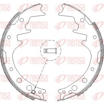 REMSA Bremsbackensatz, 4346.00