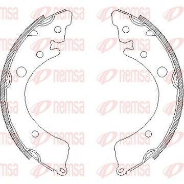 REMSA Bremsbackensatz, 4350.00