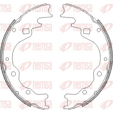 REMSA Bremsbackensatz, 4365.00