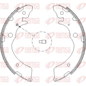 REMSA Bremsbackensatz, 4383.00