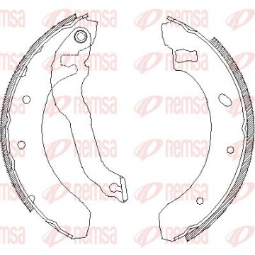 REMSA Bremsbackensatz, 4395.00