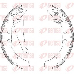 REMSA Bremsbackensatz, 4397.00