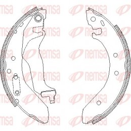 REMSA Bremsbackensatz, 4400.00