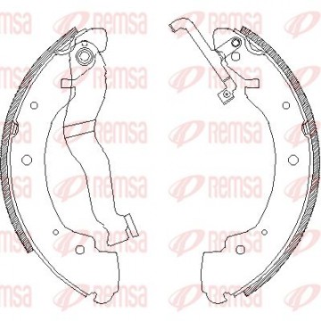 REMSA Bremsbackensatz, 4402.00