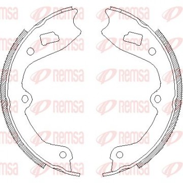 REMSA Bremsbackensatz, 4410.00