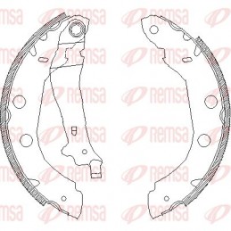 REMSA Bremsbackensatz, 4415.00