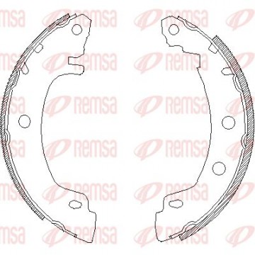 REMSA Bremsbackensatz, 4416.00