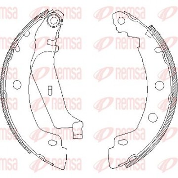 REMSA Bremsbackensatz, 4416.01