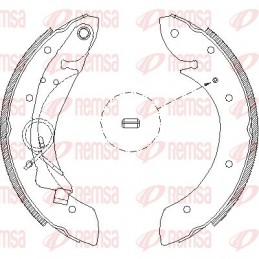 REMSA Bremsbackensatz, 4419.00