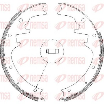 REMSA Bremsbackensatz, 4423.00