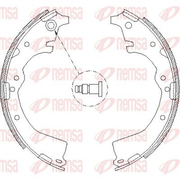 REMSA Bremsbackensatz, 4427.00