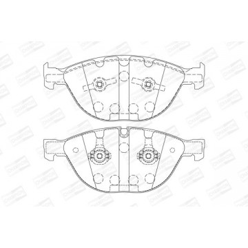 CHAMPION Bremsbelagsatz,...