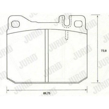 JURID Bremsbelagsatz,...