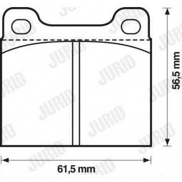 JURID Bremsbelagsatz,...