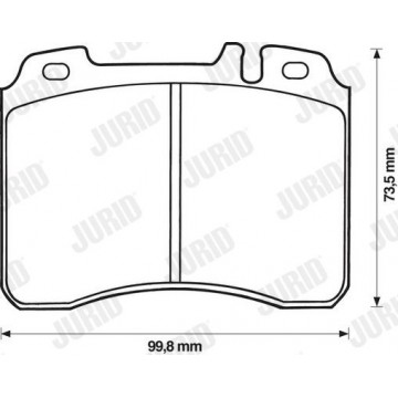 JURID Bremsbelagsatz,...