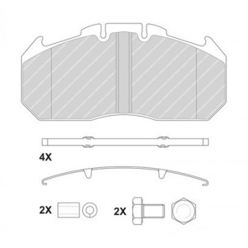 FERODO Bremsbelagsatz,...