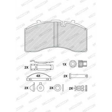FERODO Bremsbelagsatz,...