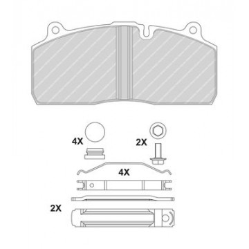 FERODO Bremsbelagsatz,...