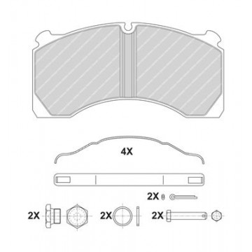 FERODO Bremsbelagsatz,...