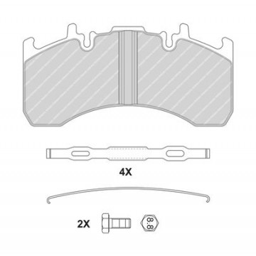 FERODO Bremsbelagsatz,...
