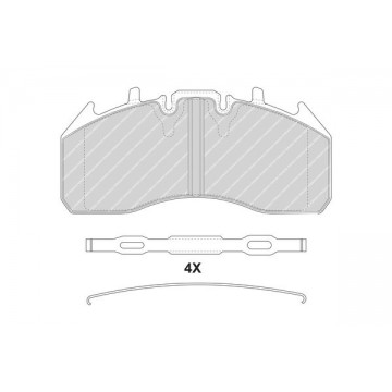FERODO Bremsbelagsatz,...