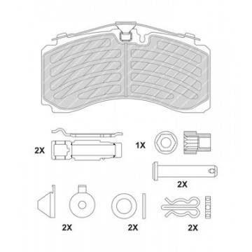 FERODO Bremsbelagsatz,...