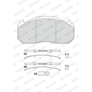 FERODO Bremsbelagsatz,...