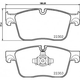 BREMBO Bremsbelagsatz,...