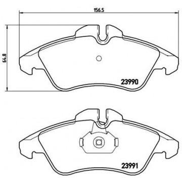 BREMBO Bremsbelagsatz,...